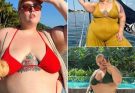 Plus-sized model claps back at trolls who attack bikini photos – ‘look away’